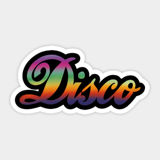 Disco Rainbow Sticker